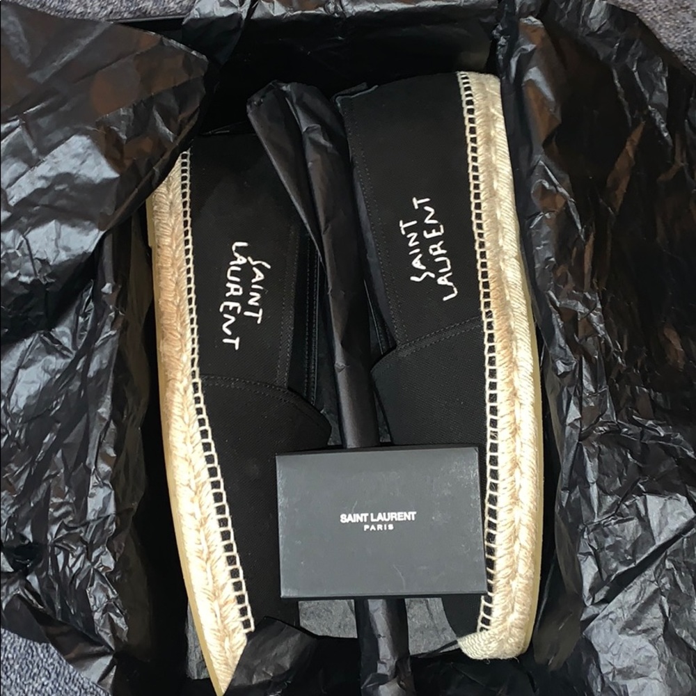 1 day price drop Saint Laurent espadrilles